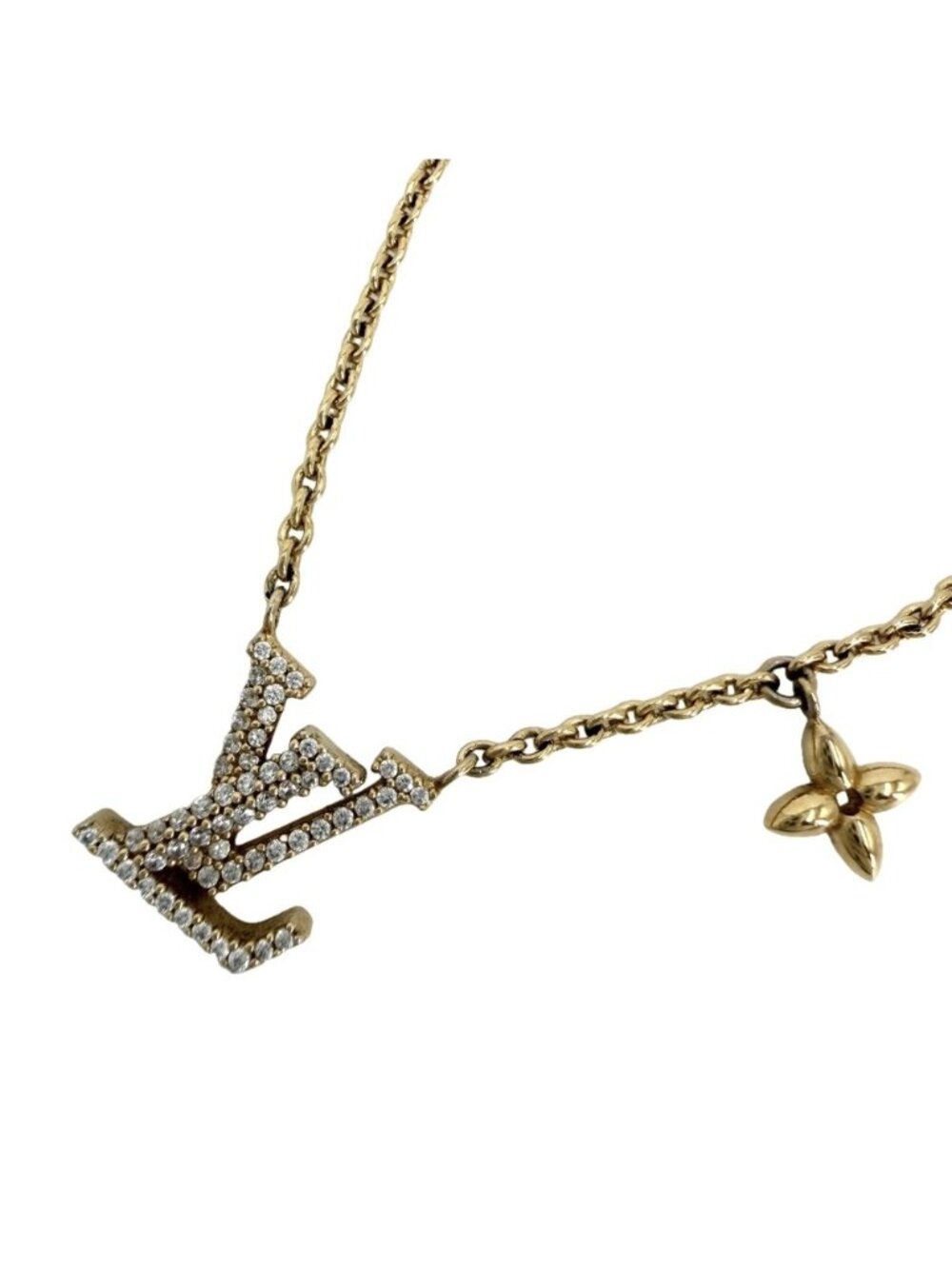 Louis Vuitton Big Necklace LV Iconic Pendant with Adjustable Star Rhinestone